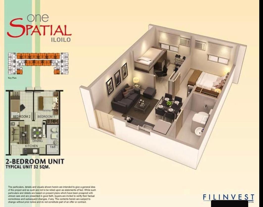 One Spatial Two Bedroom Condominium Unit With Pool And Gym Free Netflix And Wifi Iloilo Extérieur photo