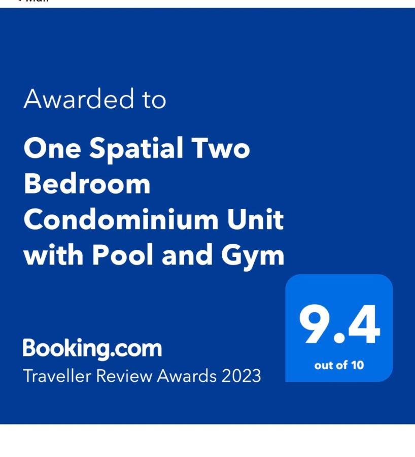 One Spatial Two Bedroom Condominium Unit With Pool And Gym Free Netflix And Wifi Iloilo Extérieur photo